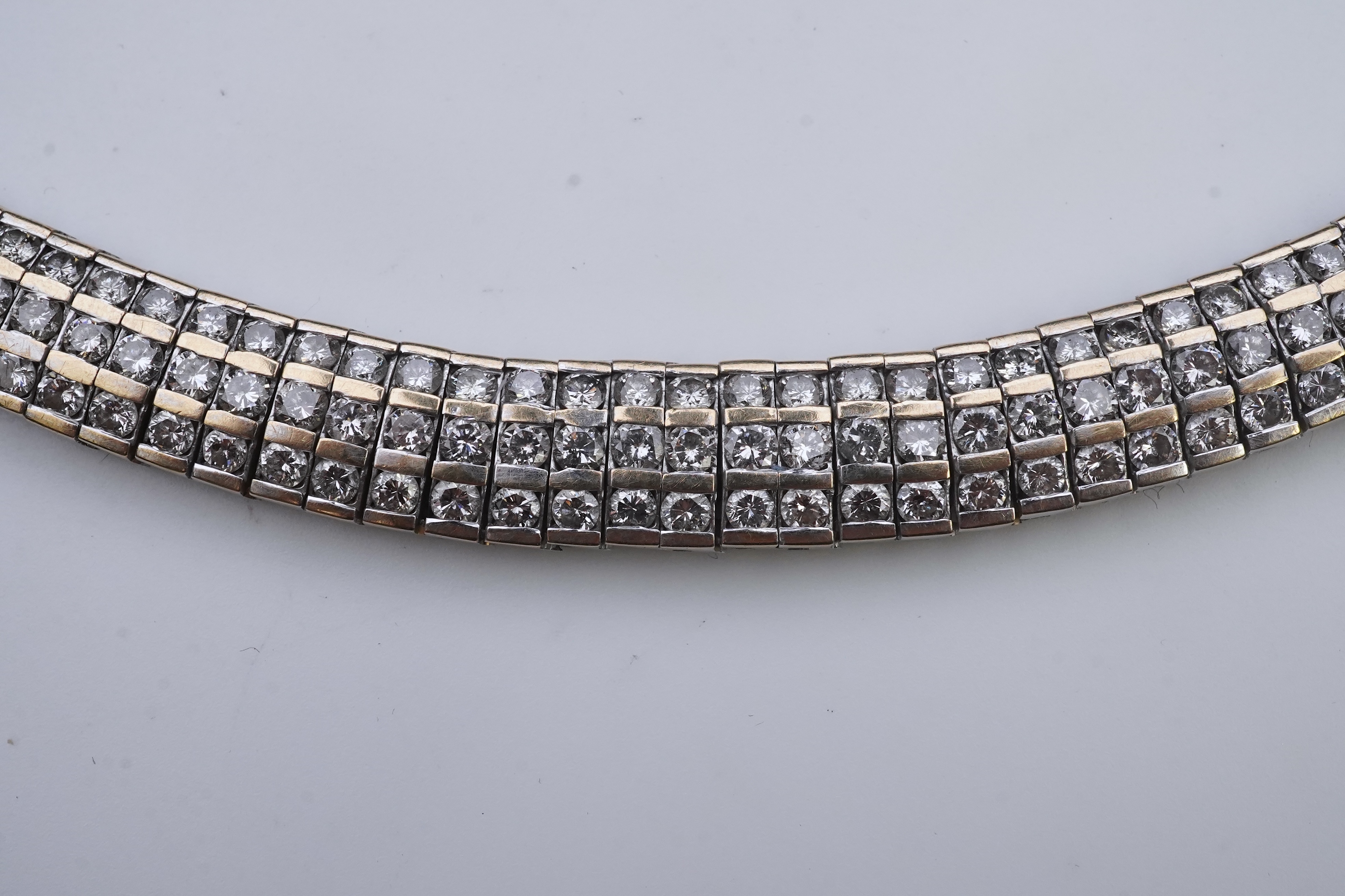 A diamond bracelet